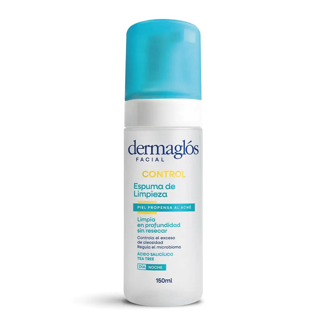 DERMAGLOS CONTROL ACNÉ ESPUMA LIMPIEZA X 150 ML.